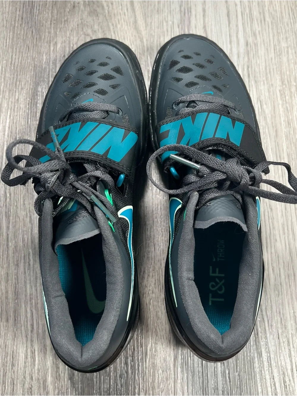 Nike Zoom Rotational 6 Black Track Throwing Shoes Mens 6 Womens 7.5 FZ9606-001